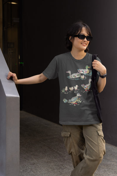 Mallard Pond Ducks Unisex Tee