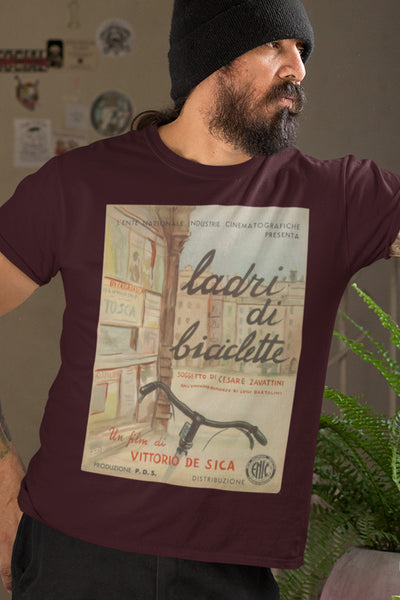 Bicycle Thieves Vintage Movie Poster Unisex T-Shirt