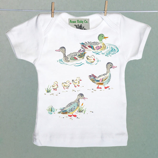 Pond Ducks Organic Baby Shirt