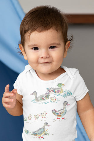 Pond Ducks Organic Baby Shirt