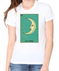 La Luna Loteria Card Adult Organic Shirt