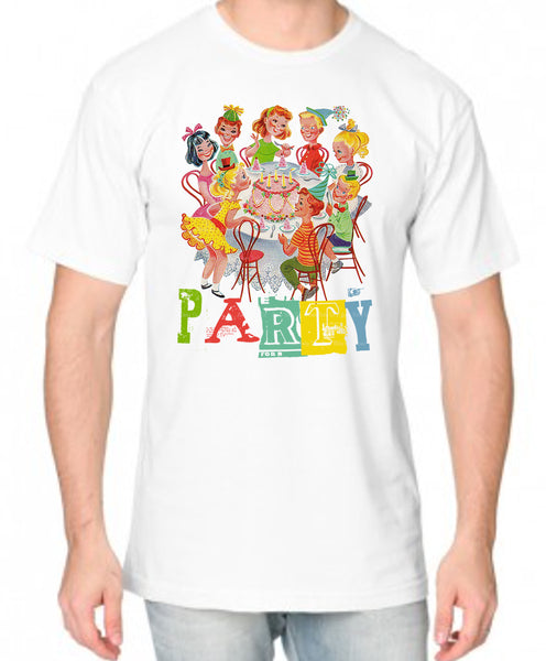 Birthday Party Adult Organic Shirt