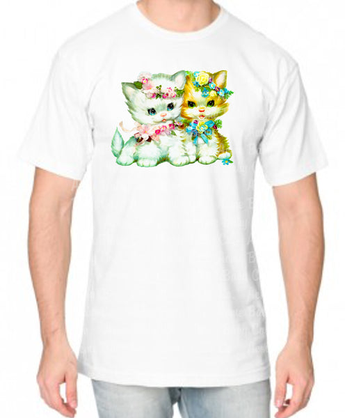 Too Cute Kittens Adult Organic Shirt