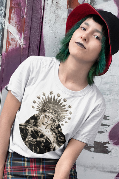 Mother Mary Adult Organic Shirt
