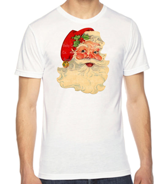 Jolly Santa Adult Organic Shirt