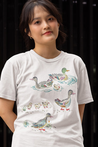 Mallard Pond Ducks Adult Organic Shirt