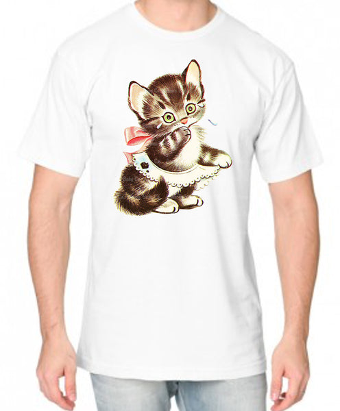 Naughty Kitten Adult Organic Shirt