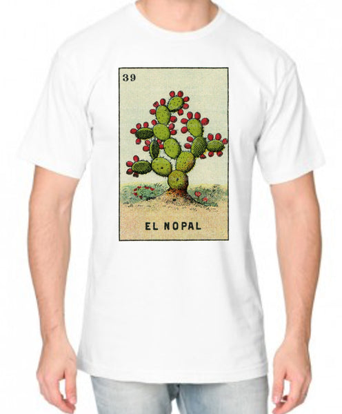 El Nopal Loteria Card Adult Organic Shirt