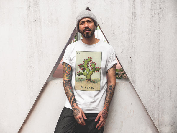 El Nopal Loteria Card Adult Organic Shirt