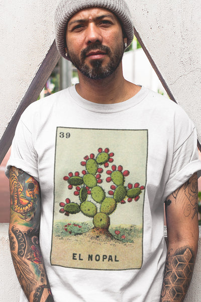 El Nopal Loteria Card Adult Organic Shirt
