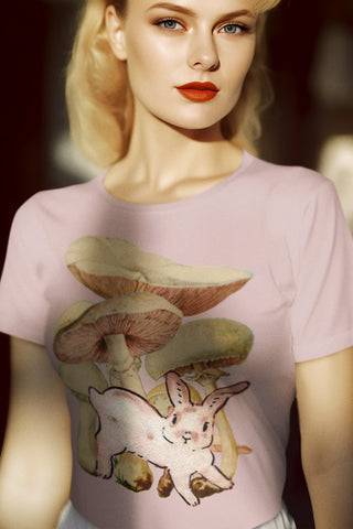 Mushroom Rabbit Unisex Tee