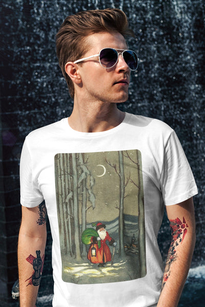 Forest Santa Adult Organic Shirt