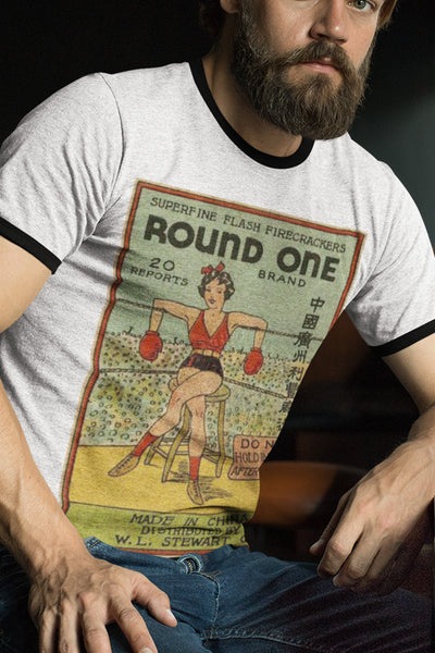 Round One Unisex Cotton Ringer T-Shirt