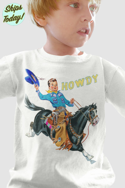 Howdy! Buckaroo Organic Children's Shirt