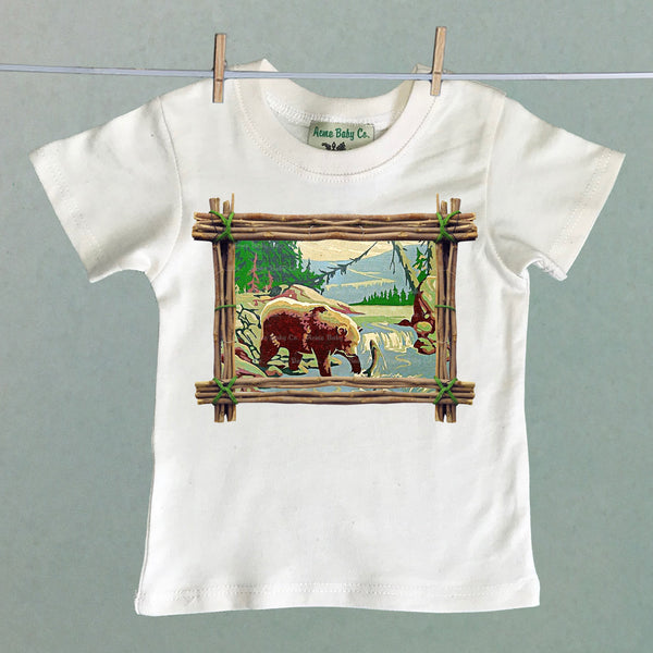 Rustic Bear Organic Children's Shirt