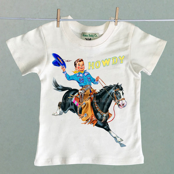 Howdy! Buckaroo Organic Children's Shirt