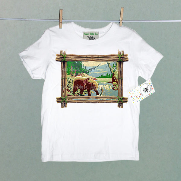 Rustic Bear Organic Children's Shirt