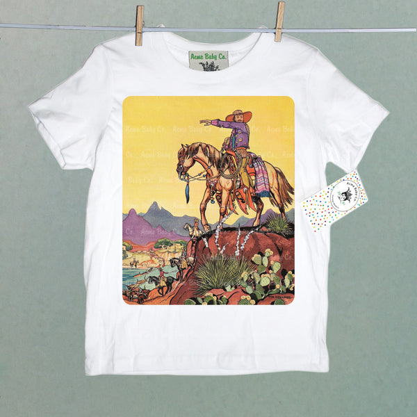 Vaquero Cowboy Organic Children's Shirt
