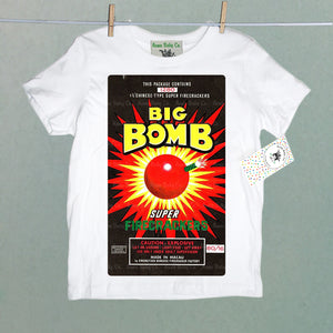 Big Bomb Firecrackers Organic Children's Shirt