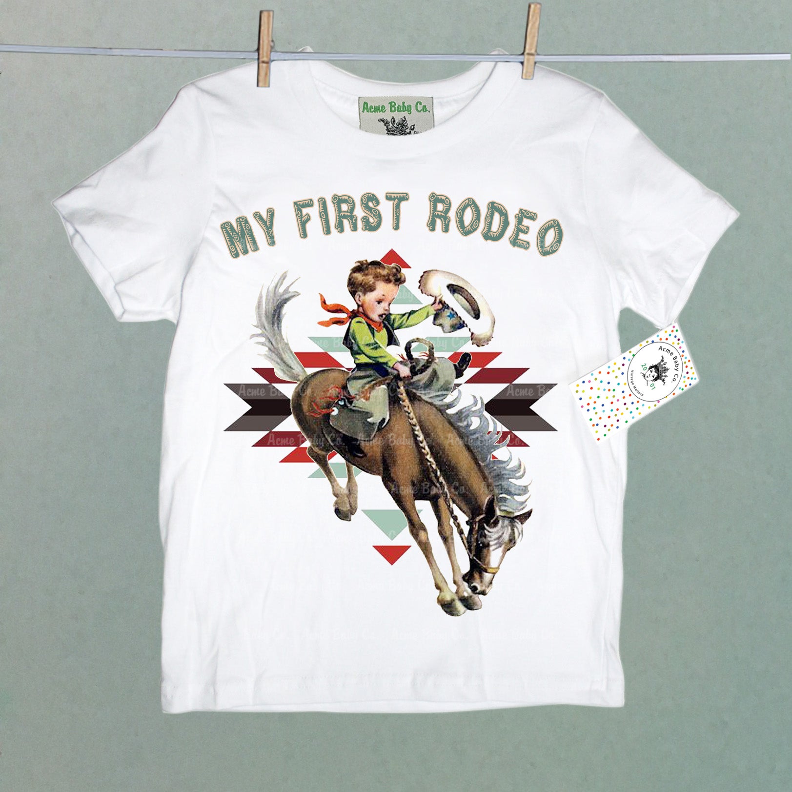 My First Rodeo Organic Children's Shirt