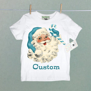 Santa Personalized Organic Children's Shirt