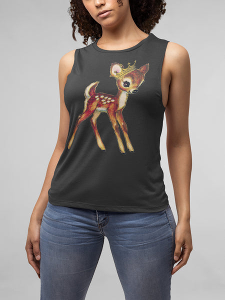 Prince of Forest Deer Unisex Barnard Tank