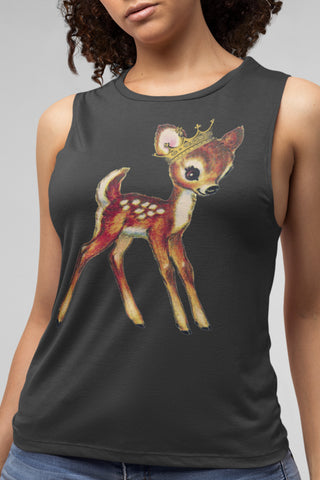 Prince of Forest Deer Unisex Barnard Tank