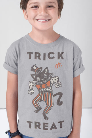 Trick Or Treat Cat Youth Classic T-Shirt