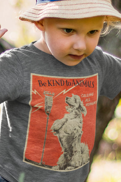 Be Kind to Animals Toddler Short Sleeve Tee