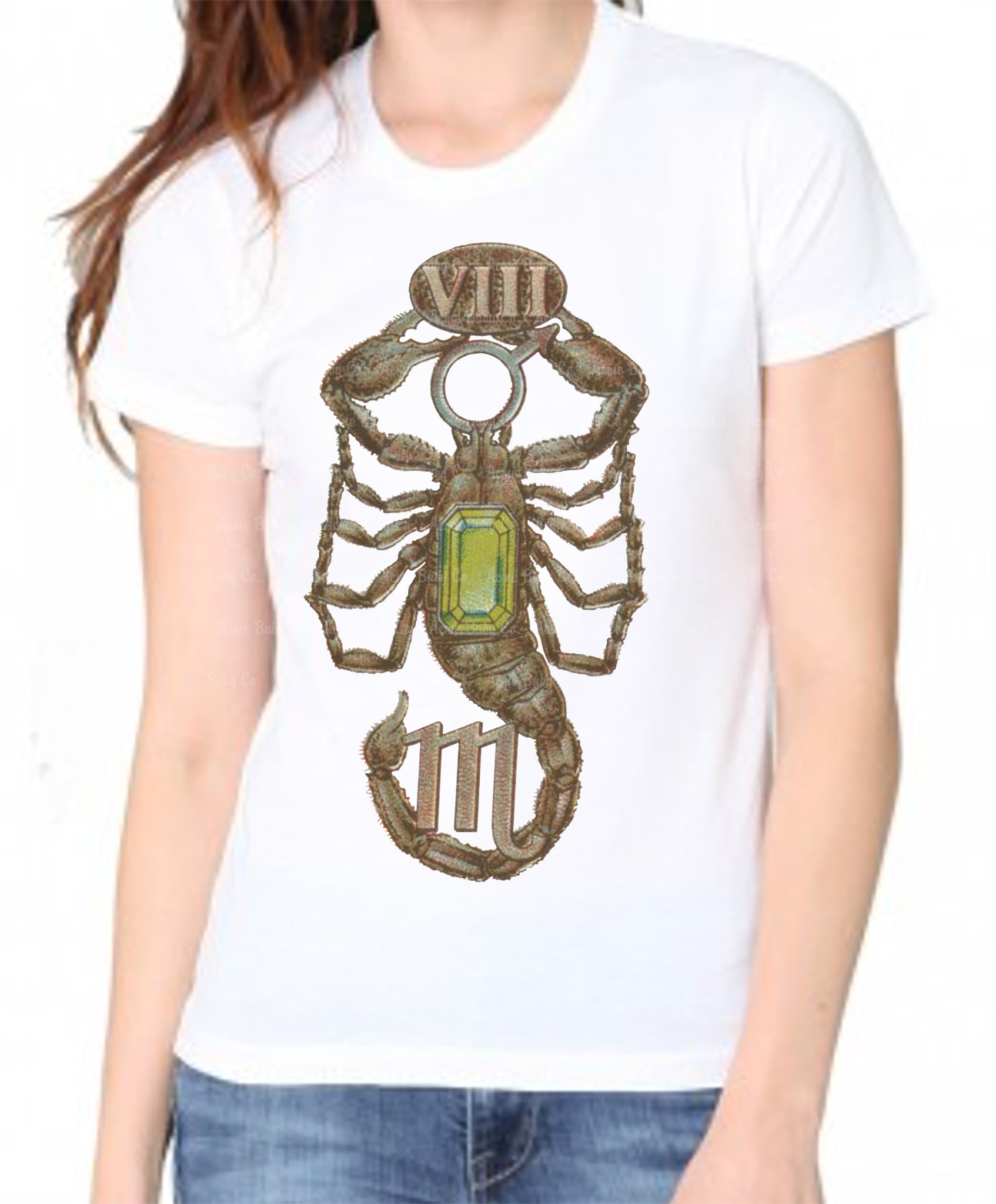 Scorpio Zodiac Adult Organic Shirt