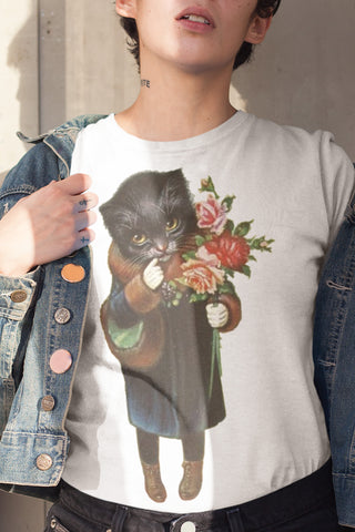 Precocious Cat Adult Organic Shirt