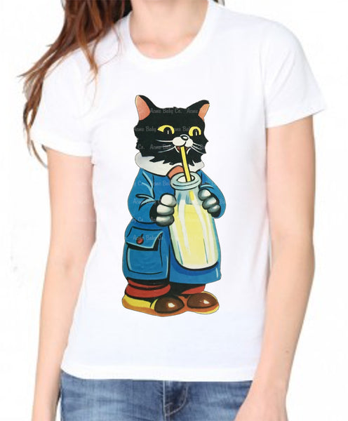Milk Kitty Adult Organic Shirt