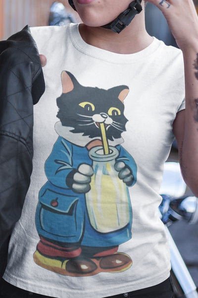 Milk Kitty Adult Organic Shirt