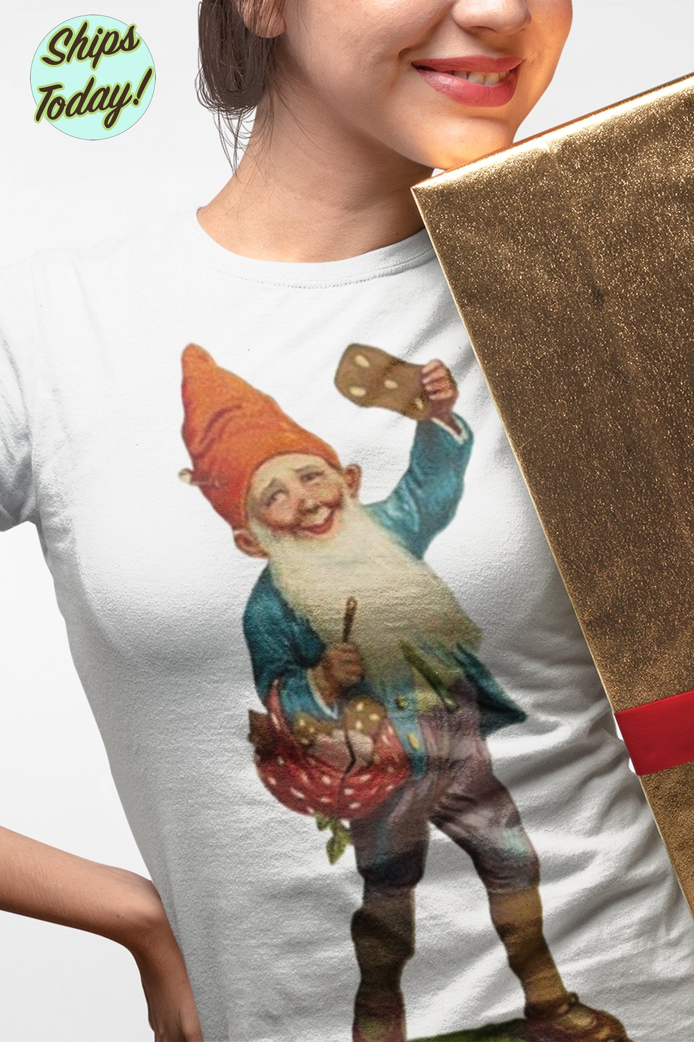 Happy Gnome Adult Organic Shirt