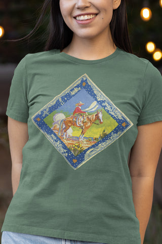 Handkerchief Cowboy Women’s Organic T-Shirt