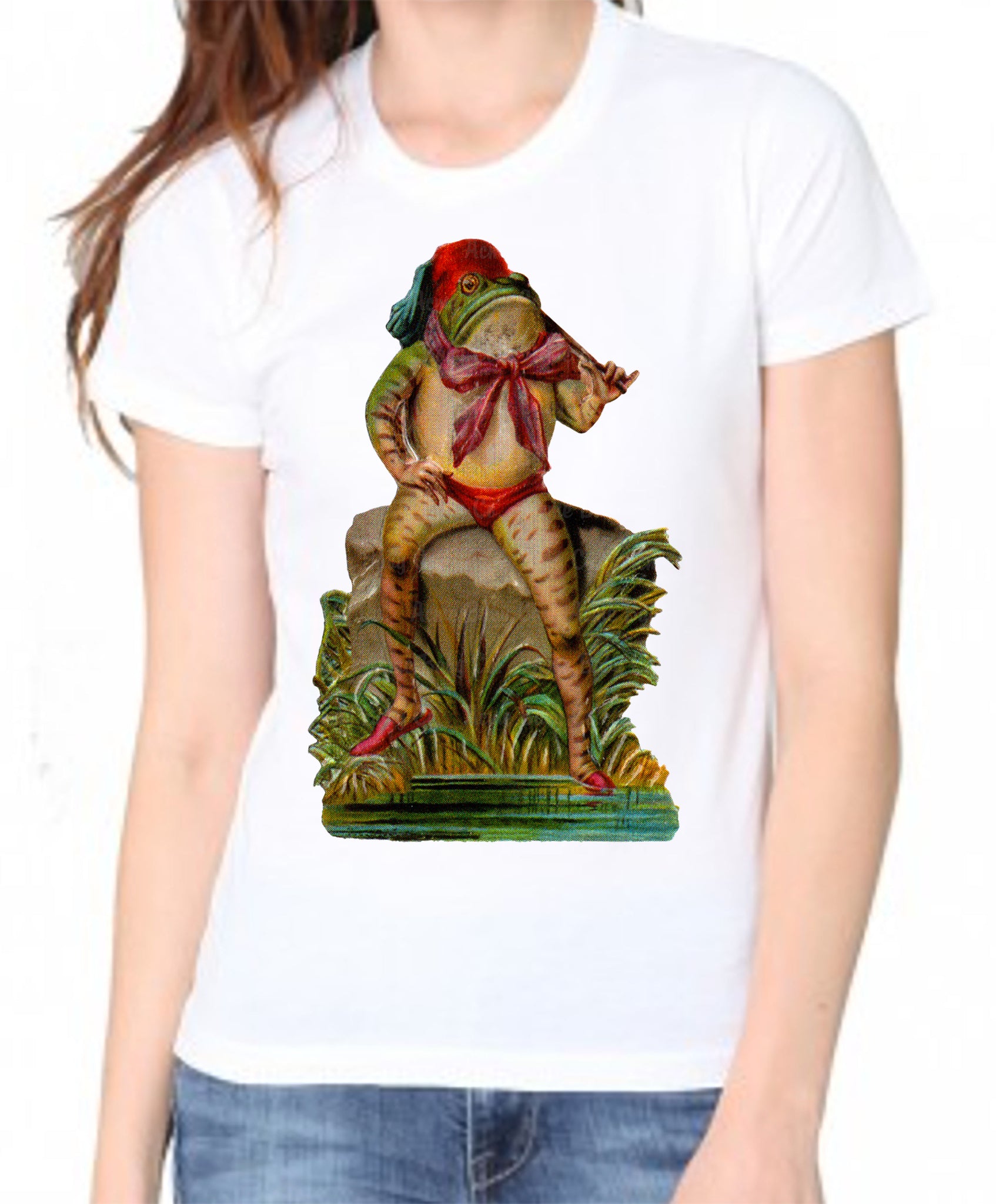 Frog in Fez Adult Organic Shirt
