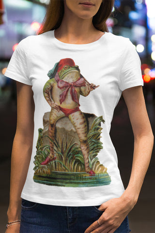 Frog in Fez Adult Organic Shirt