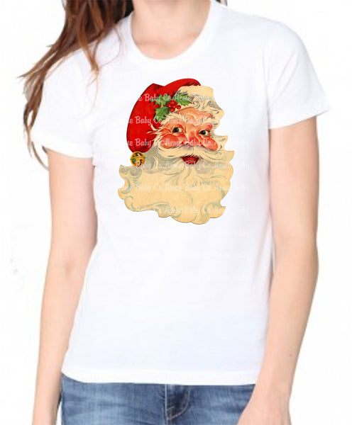 Jolly Santa Adult Organic Shirt