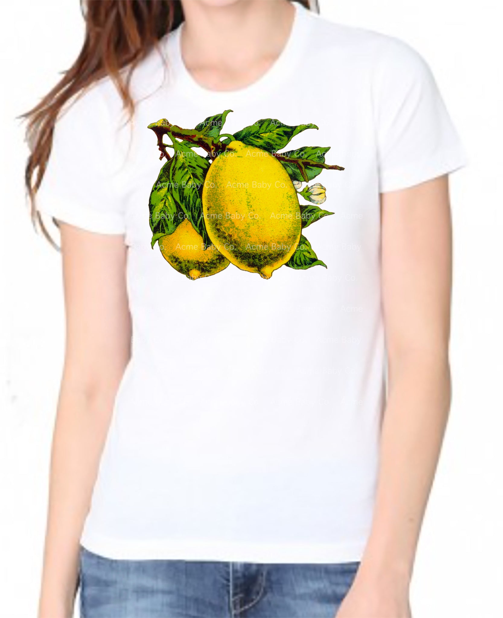 Fresh Lemons Adult Organic Shirt