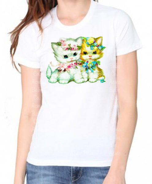 Too Cute Kittens Adult Organic Shirt