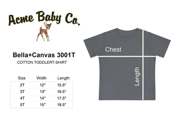 Just A Little Spooky Toddler Short Sleeve Tee