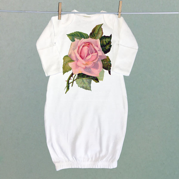 Rose Garden Sacque Gown Set of Four