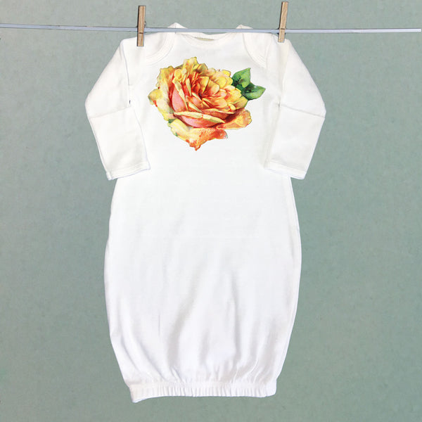 Rose Garden Sacque Gown Set of Four