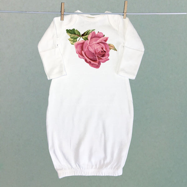 Rose Garden Sacque Gown Set of Four