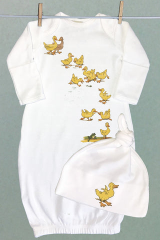 Ducklings Sacque Gown Set