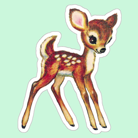 Little Deer Die-Cut Sticker
