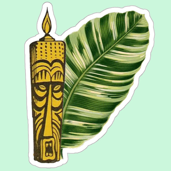 Tiki Die-Cut Sticker