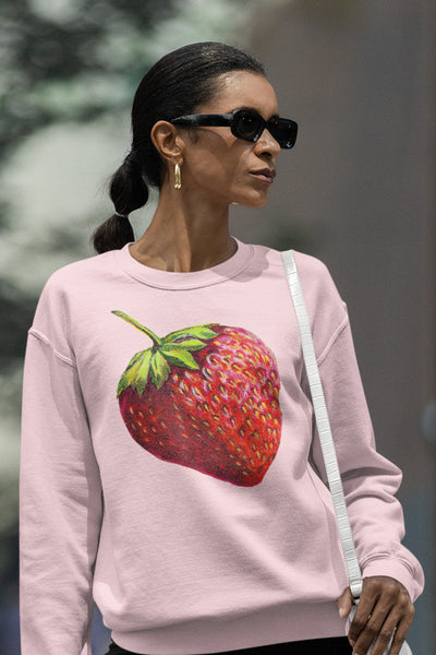 Giant Strawberry Unisex Sweatshirt