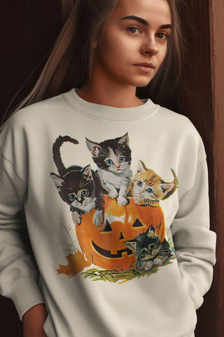 Halloween Kittens Unisex Sweatshirt