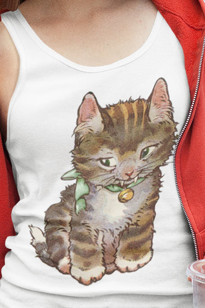 Mischievous Kitty Racerback Tank